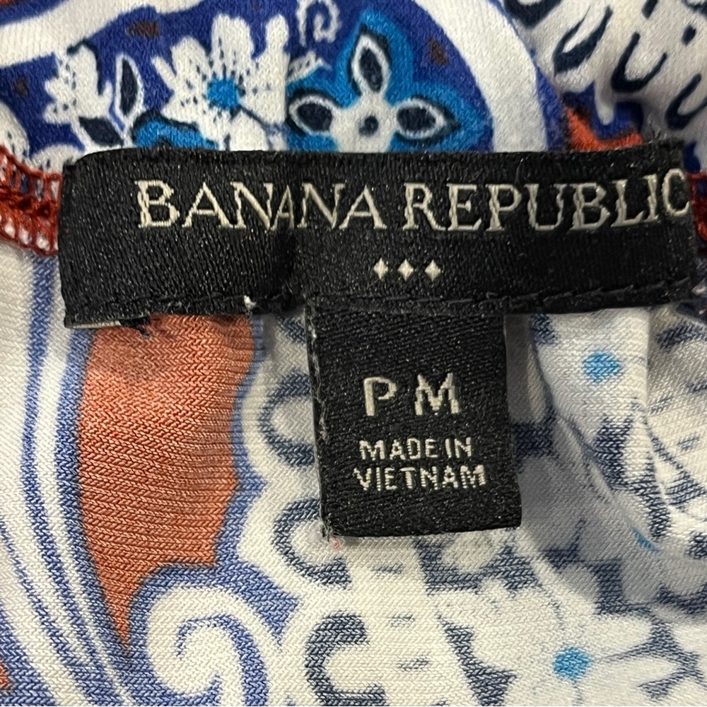 Banana Republic‎ Paisley Print Halter mini Dress size medium - Picture 8 of 12